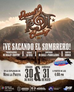 Parral se prepara para el Parral Fest Country 2026 con presentación de Caballo Dorado el 31 de mayo