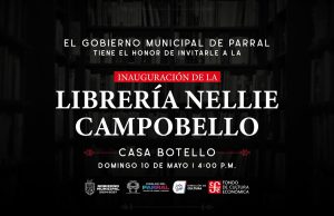 Invita Gobierno de Parral a la gran inauguración de la Librería Nellie Campobello